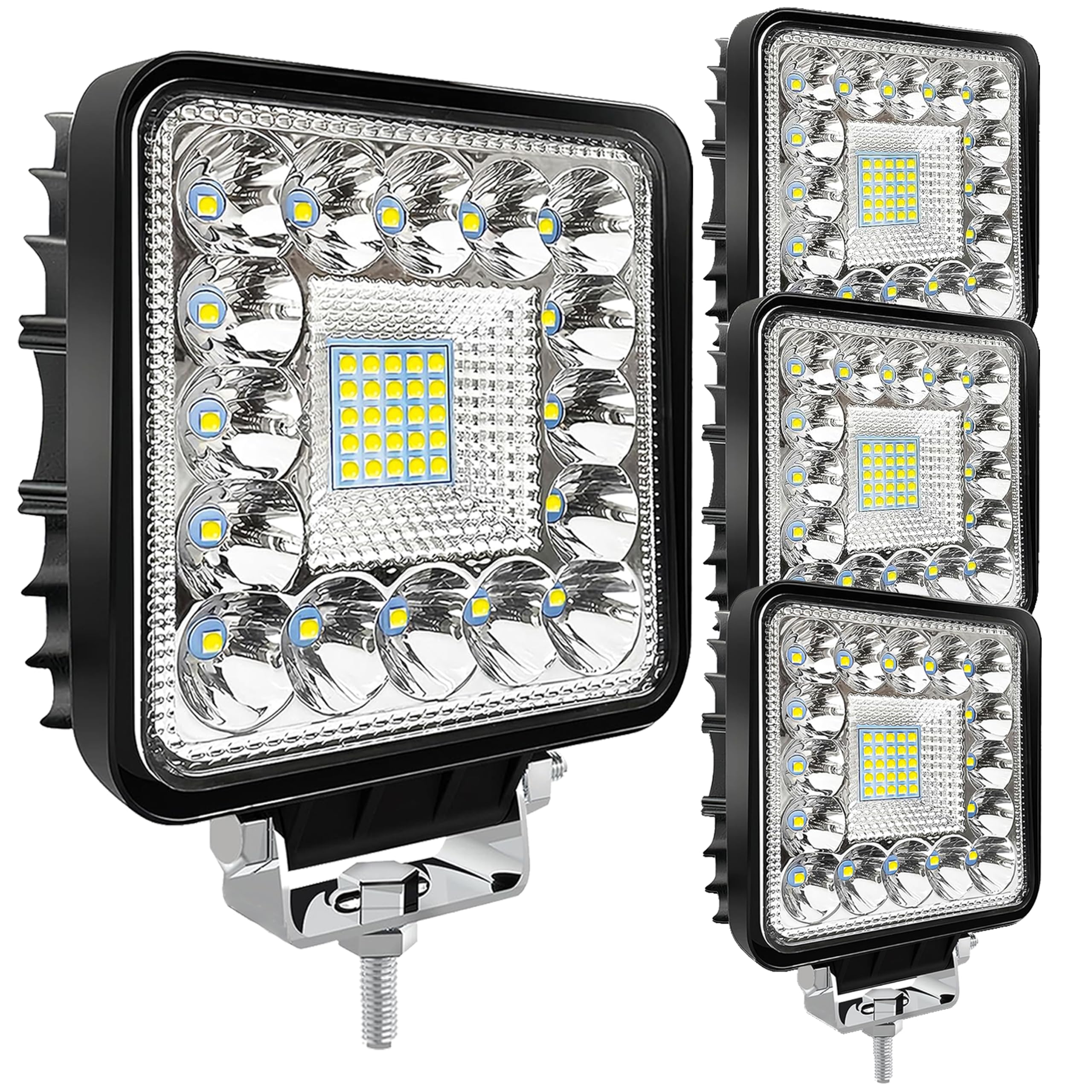 LED Light Pods for Truck, LED Pods 10,000lm Headlights 12V 24V 36V