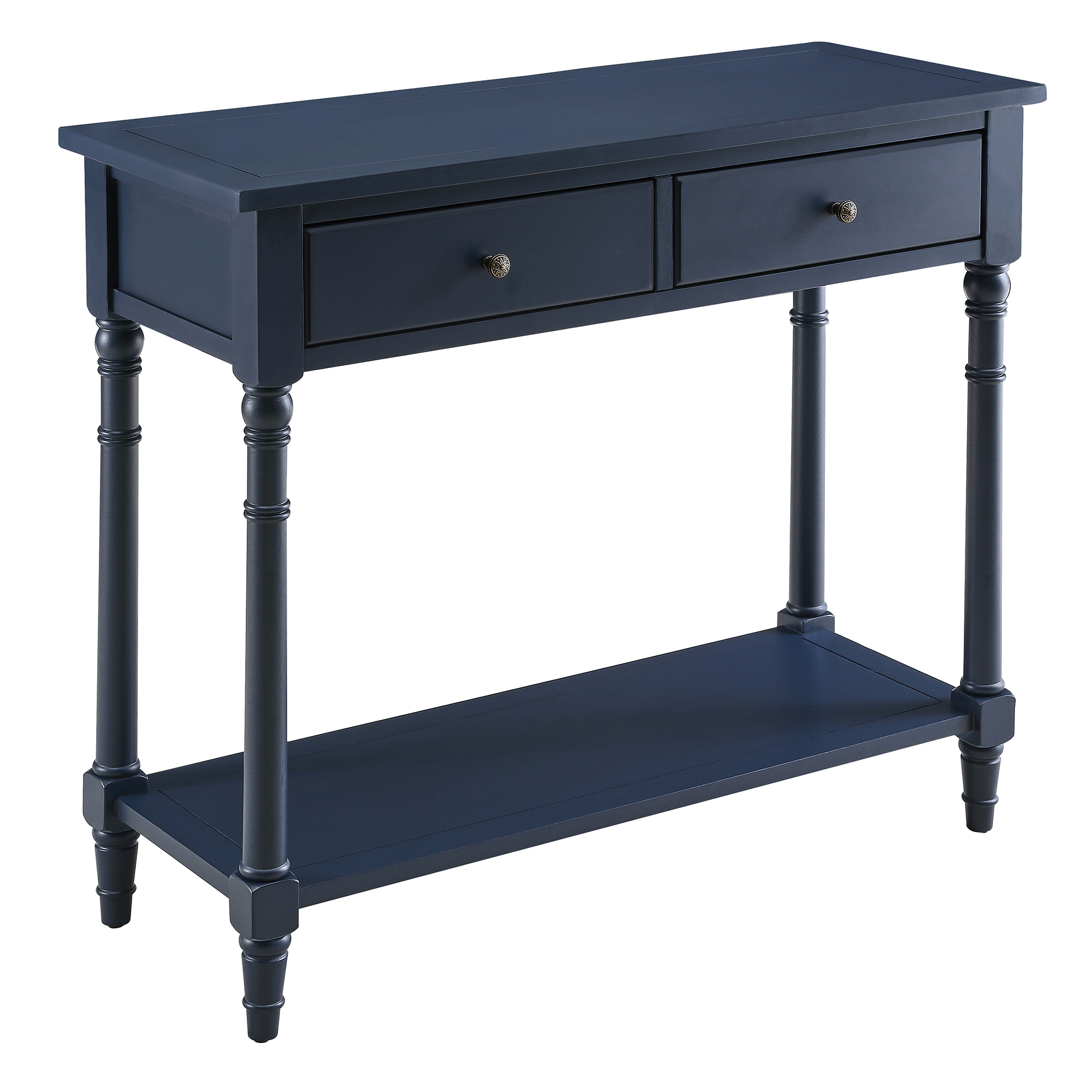 Amazon.com: Solid Wood Console Entry Table with 2 Drawers