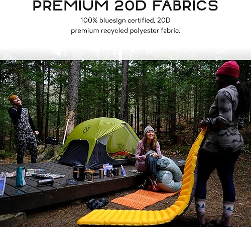 Miniatura 4 de NEMO Tensor - Colchoneta de dormir ultraligera (2022)  Colchoneta de dormir para acampar con soporte silencioso, larga y ancha