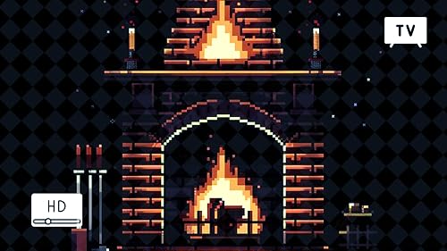 Retro Pixel Fireplace – Vintage Fire Glow & Cozy Digital Flames – vue 9