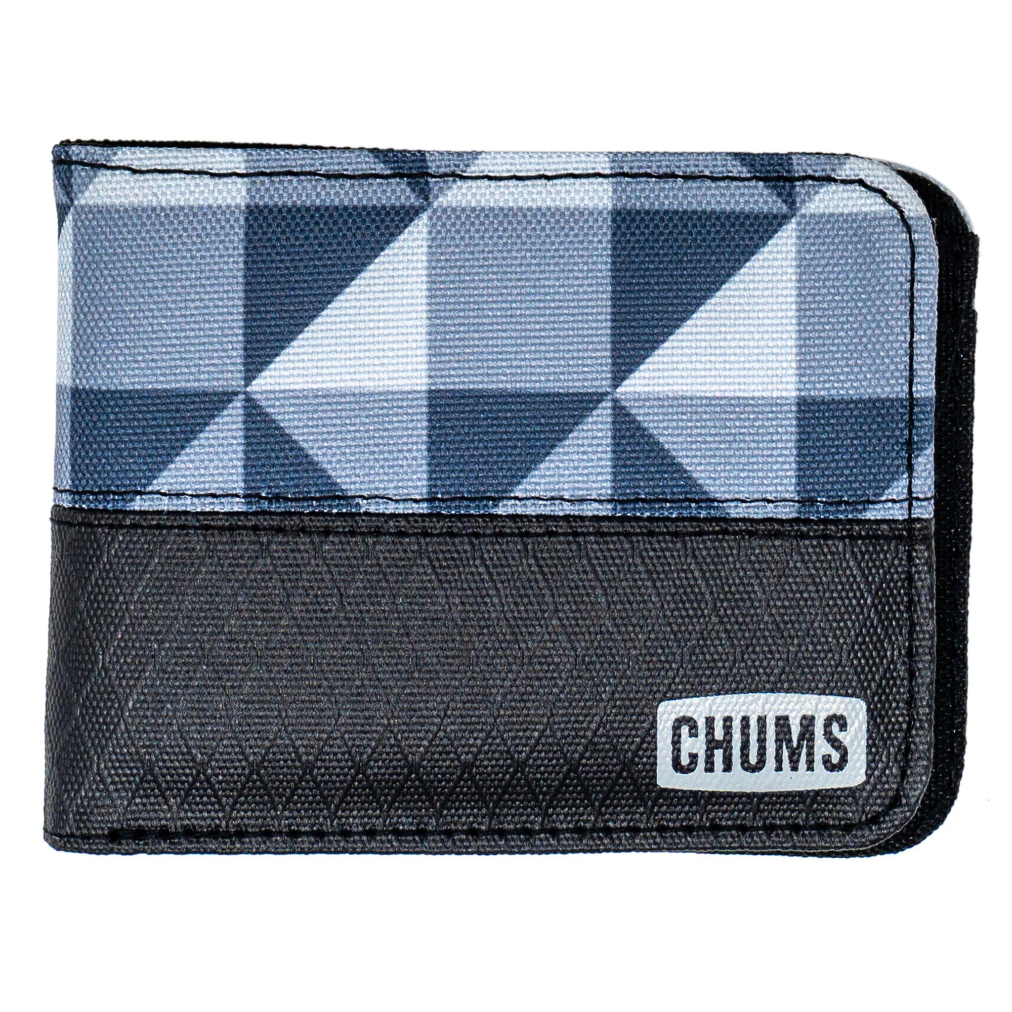 Chums Rover Bifold Wallet - Mens Wallet Slim & Front Pocket RFID Blocking Wallet with Canvas Ripstop Fabric - Geo