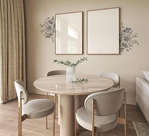 Miniatura 6 de Calcomanía de pared bohemia, calcomanías de pared boho para despegar y pegar, calcomanías de pared bohemias, calcomanías de pared negras,