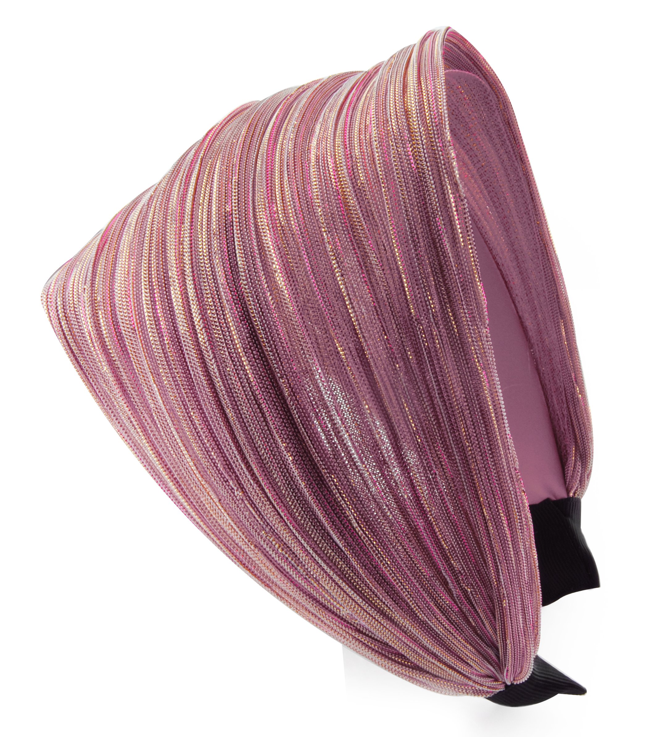 axy HR31 Hair hoop SERIE 31 fabric Hair band with glitter threads