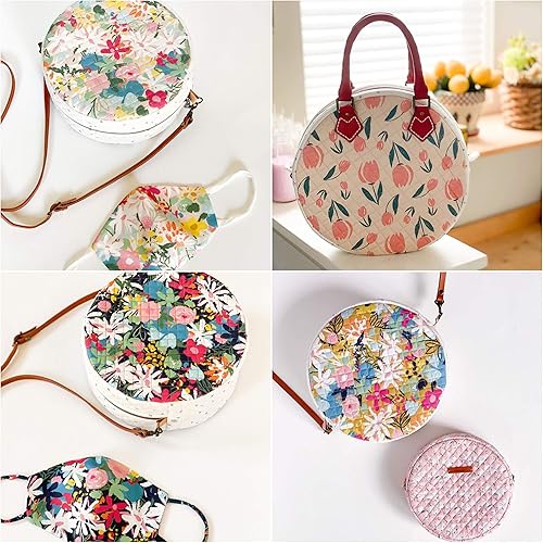 Miniatura 5 de COTTONVILL Colección Bloom 20COUNT - Tela de acolchado con estampado de algodón (1 yarda, 03-Bloom Main-3)