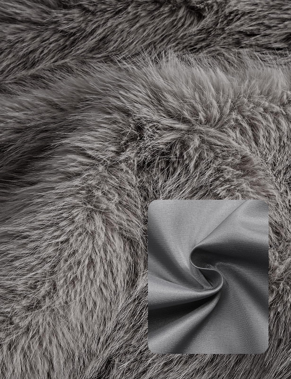 heekpek Cappotto Donna Inverno Pelliccia Sintetica Corto Caldo Foderato