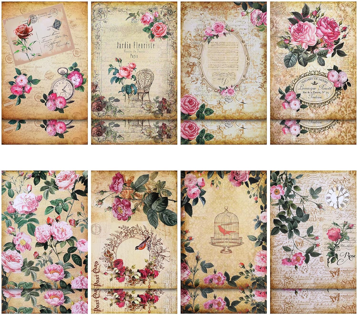 16-sheets-french-floral-vintage-decoupage-paper-for-nepal-ubuy for Decoupage Vintage Free Printable Decoupage Paper 16 Sheets French Floral Vintage Decoupage Paper for Nepal | Ubuy for Decoupage Vintage Free Printable Decoupage Paper