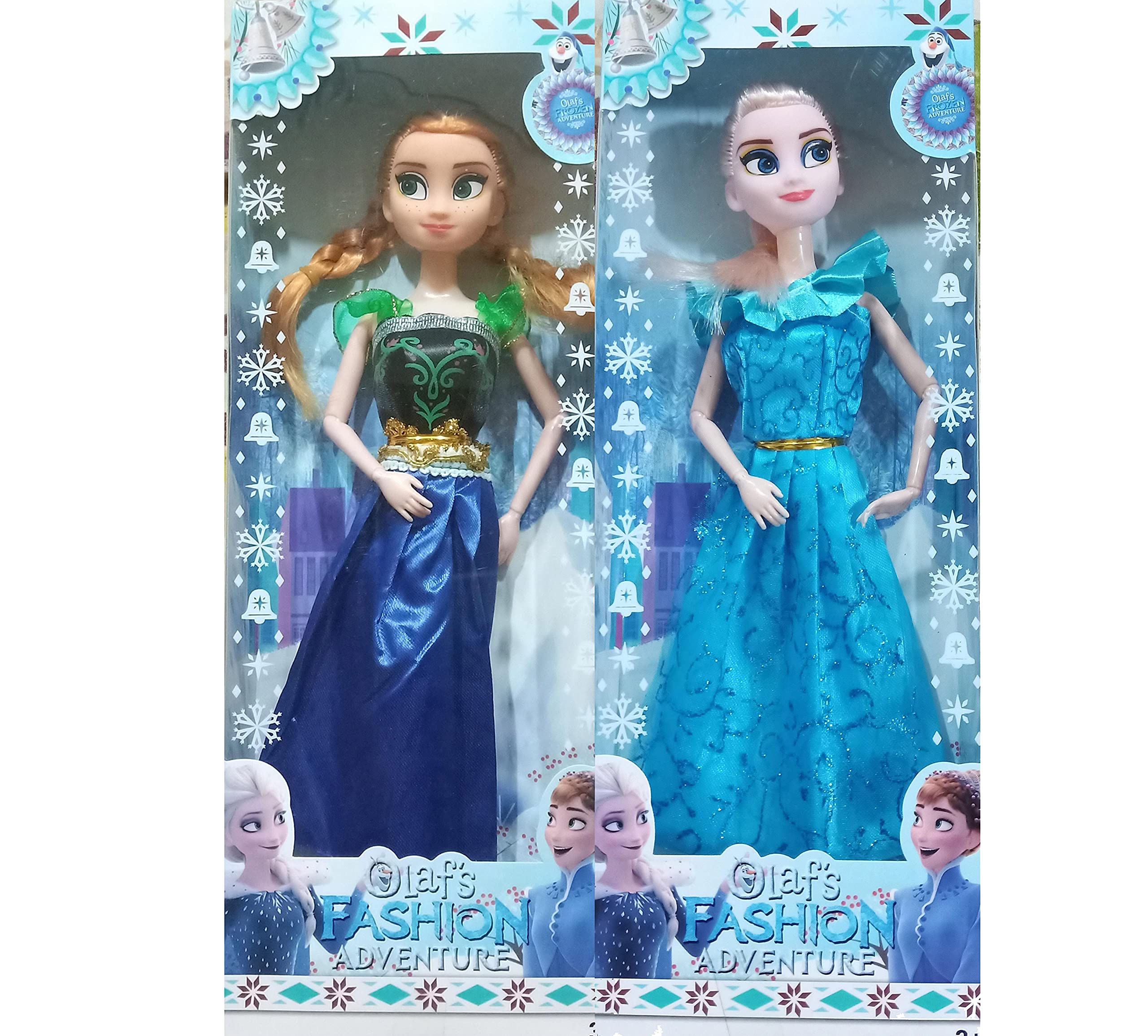 Fortune Pearl Frozen Princess Doll Set 2pc Frozen Sister Doll Set for Girls Bendable Doll Set (B09BZ6PR1W) Amazon Price History, Amazon Price Tracker