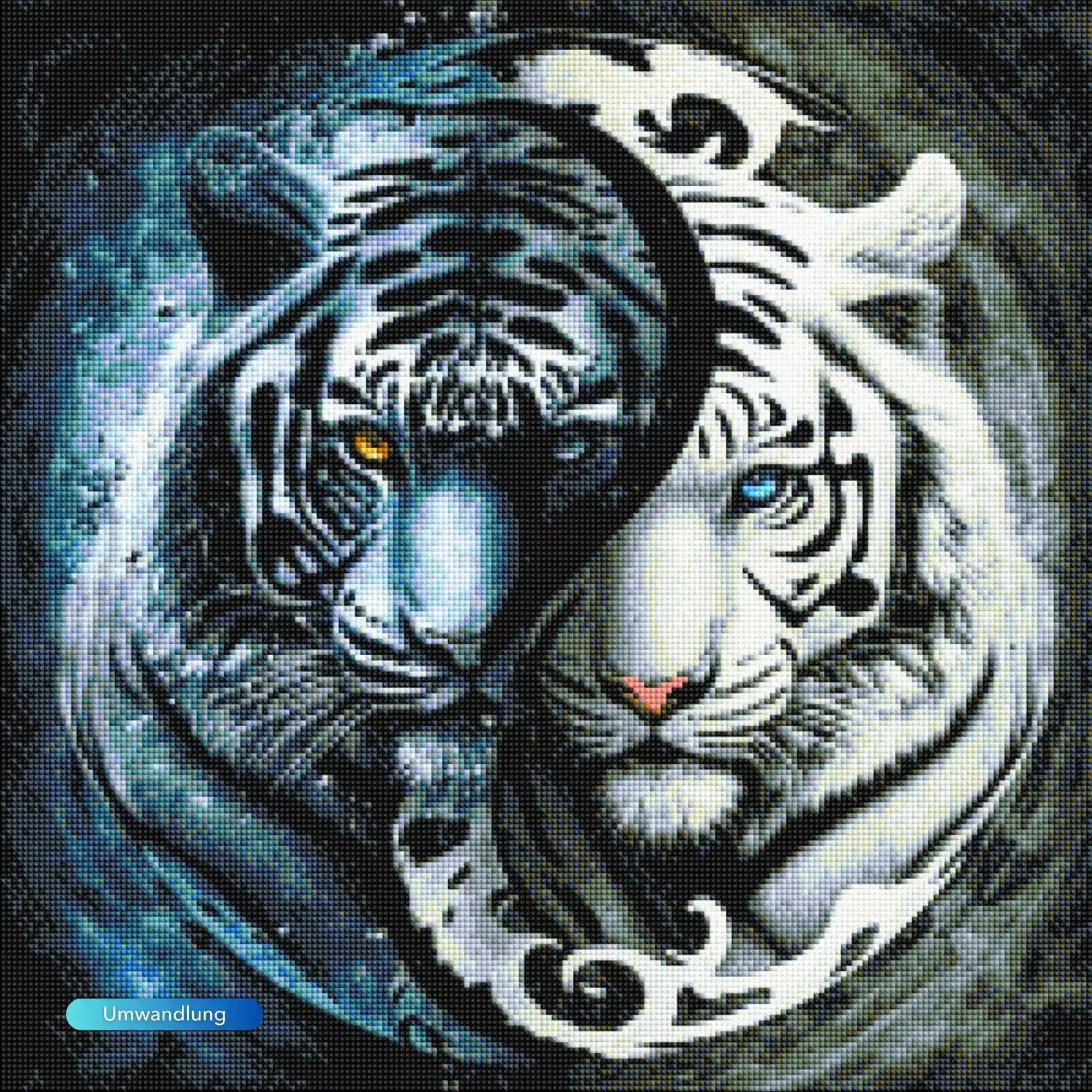 Picmondoo Diamond Painting - 50x50cm - Ying und Yang