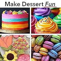 Vista 3 de Ann Clark Bubblegum Pink - Gel colorante para alimentos, grande, 4.5 onzas, grado profesional, fabricado en Estados Unidos