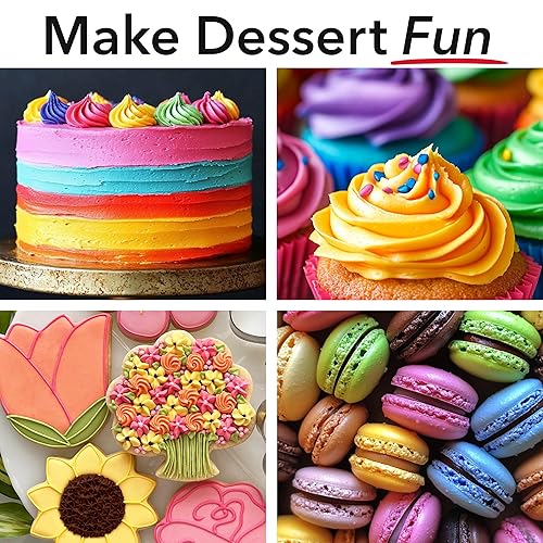 Miniatura 4 de Ann Clark - Gel colorante para alimentos amarillo limón, grande, 4.5 onzas, grado profesional, fabricado en Estados Unidos