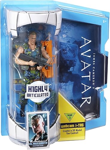Miniatura 4 de Mattel Figura del coronel Miles Quatrich de los maestros de la película Avatar