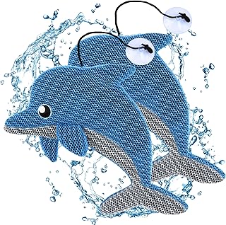 Hot Tub Scum Absorber for Spa Hot Tub, 2pcs Hot Tub Scum Absorber, Spa Foam Remover for Hot Tub, Hot Tub Accessories Cleaning for Spa, Tub and Pools Cleaning (Shark) (C)