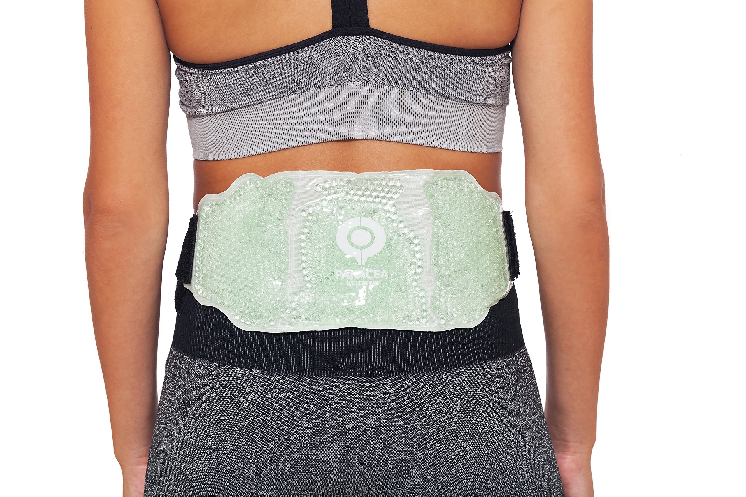 Lower Back Ice & Heat Pack Microwaveable, Freezable and Reusable