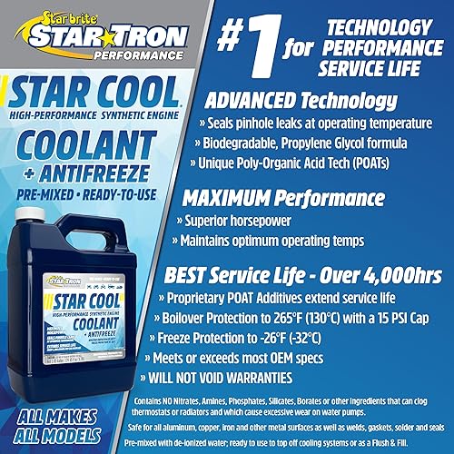 Miniatura 4 de Refrigerante Star Brite, Star-Cool sintético PG para motor, 1 galón