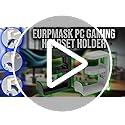 EURPMASK PC Gaming Headset Holder with 360 swivel