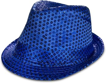 Windy City Novelties Glittering Sequin Fedora - St. Patricks Day Party Hat for Celebrations & Stylish Nights Out