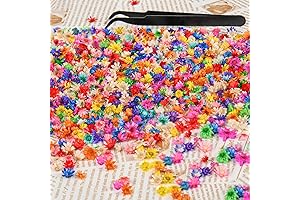 450+Pcs Mini Flowers for Crafts with Tweezers – An Enchanting Floral Wonderland for DIY Enthusiasts