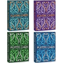 Playing Cards 12 Pack, Plastic Playing Cards Waterproof, Deck of Cards Bulk