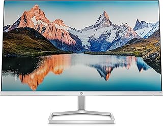 HP M22f 21.5-inches, 54.6 cm, FHD Monitor Eye Safe Certified Full HD IPS 3-Sided Micro-Edge Monitor, 75Hz, AMD Free Sync with 1xVGA, 1xHDMI 1.4 Ports, 300 nits (Silver, 1920 x 1080 Pixels)