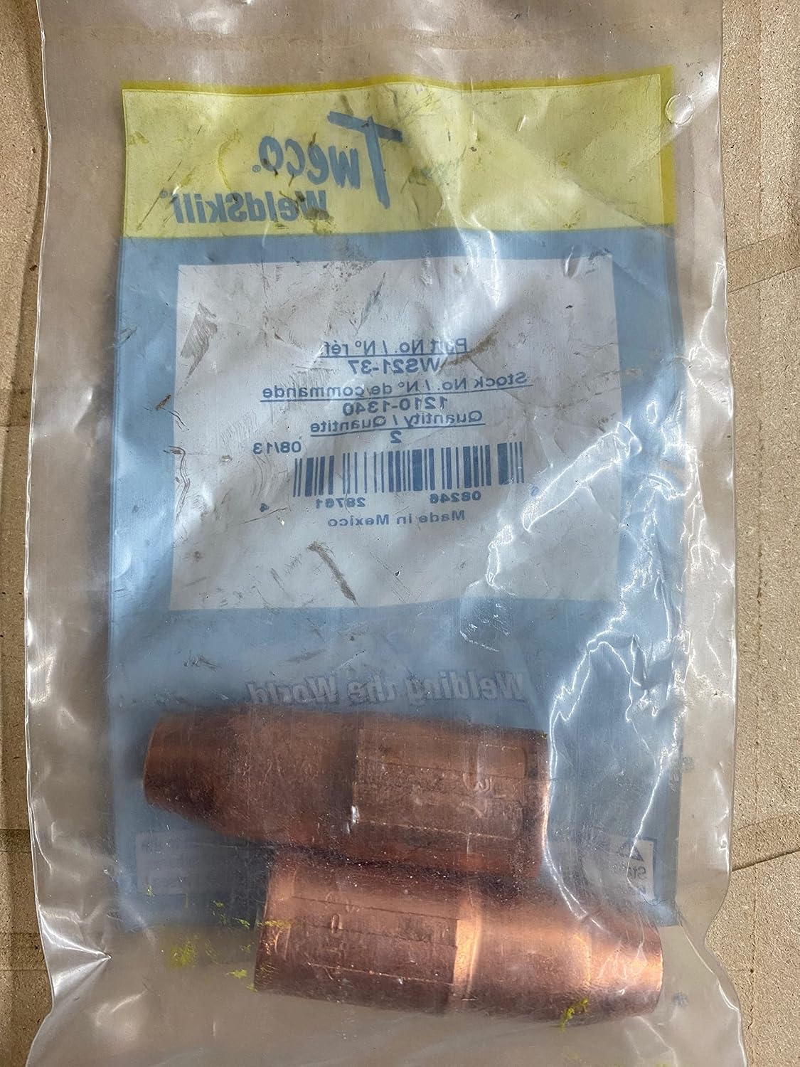 Tweco WS2137 Weldskill Nozzle 12101340, 2 pack