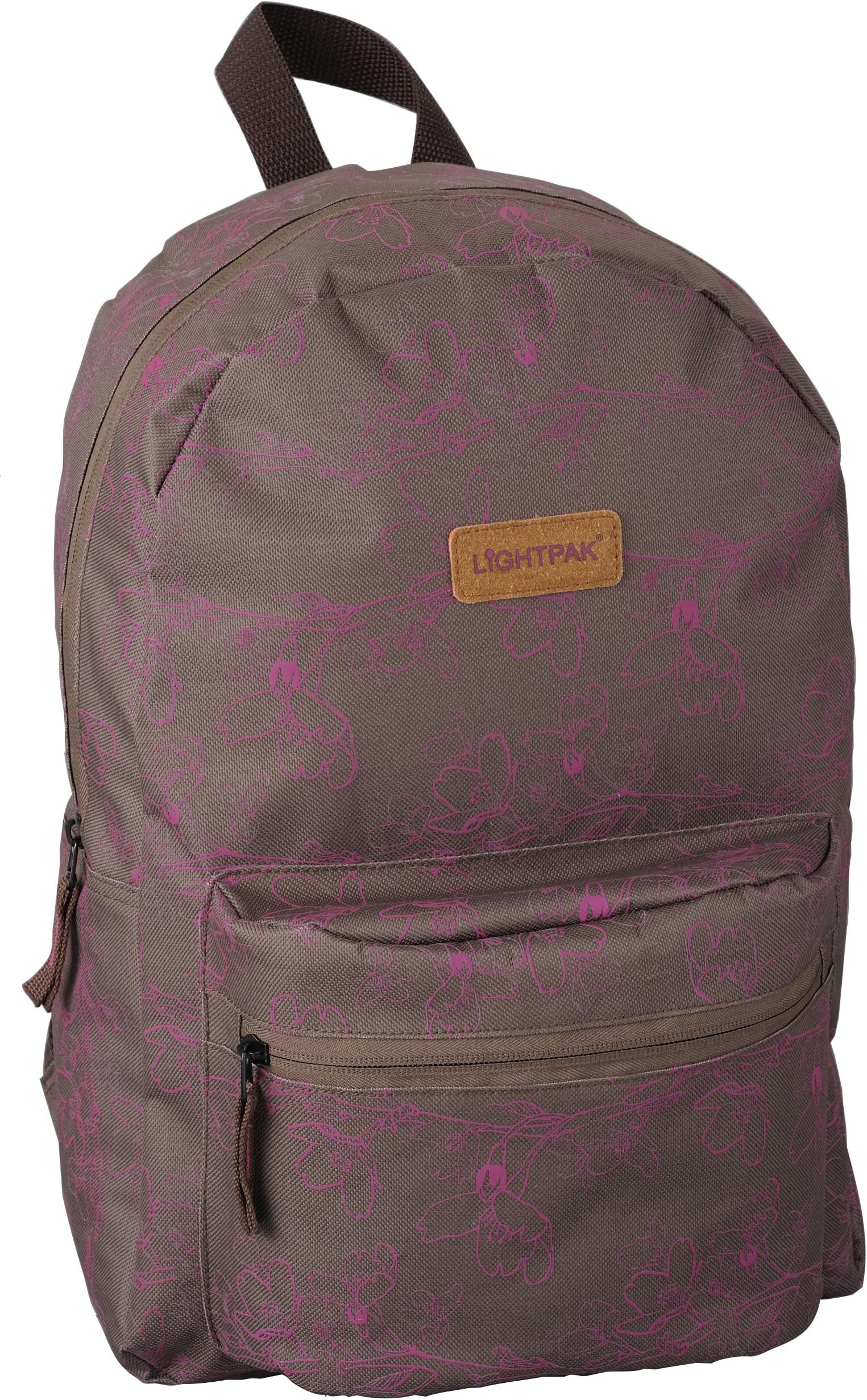 Lightpak 46123 – Lotus Backpack, Pink/Brown