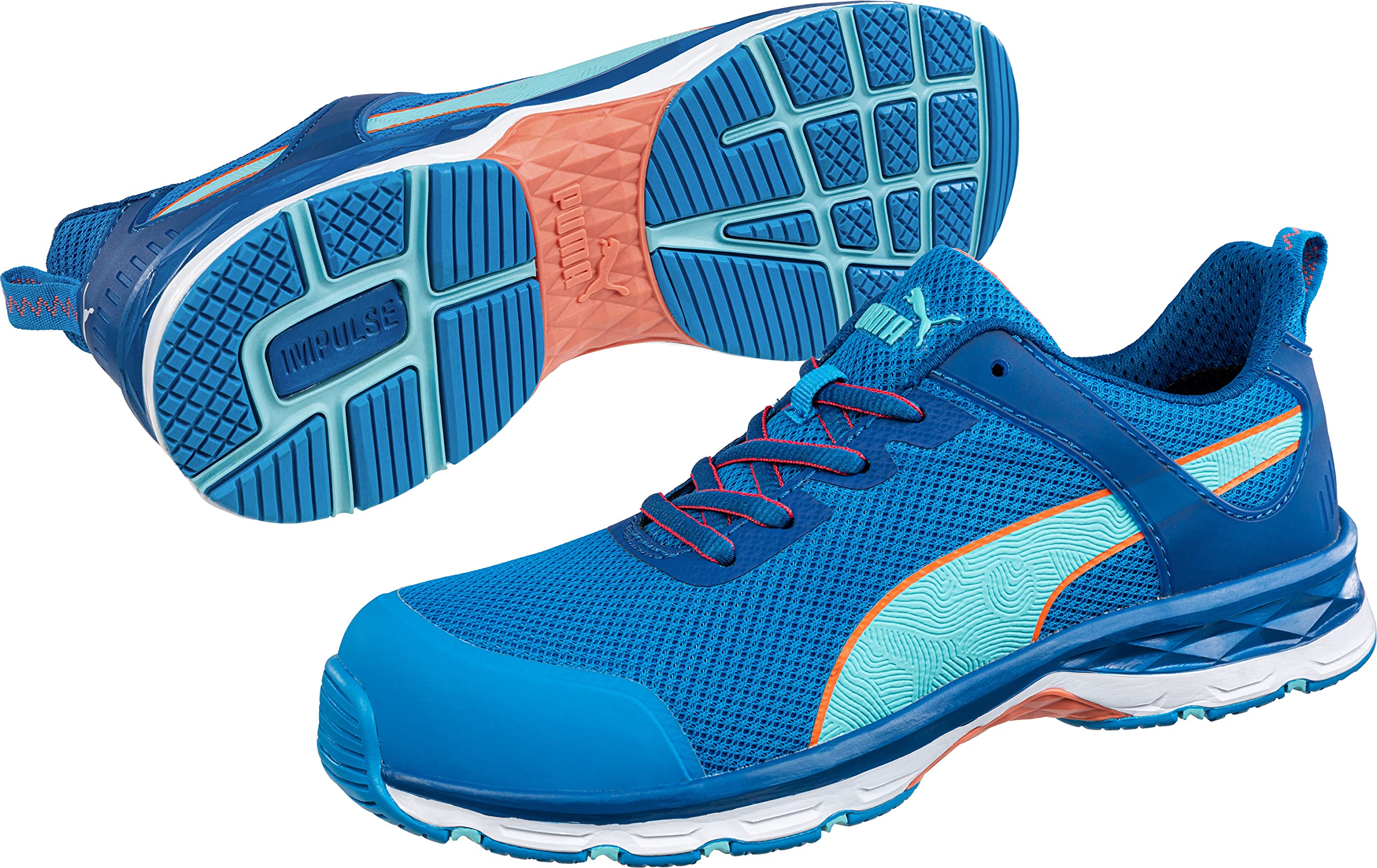 PUMA Safety Beat WNS Low Arbeitsschuh Sicherheitsschuh S1 ESD HRO SRC Fiberglaskappe Durchtrittschutz rutschfest metallfrei vegan Damen