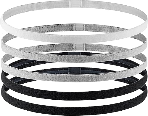 Diademas deportivas para niñas, banda antideslizante para el cabello, agarre atlético, bandas elásticas para el sudor para guiar el sudor al correr,