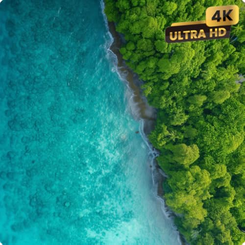 Quiet Tropical Beach Paradise Sleep Noise Screensaver for Massage, Positive Energy and Healing Therapy for Fire TV