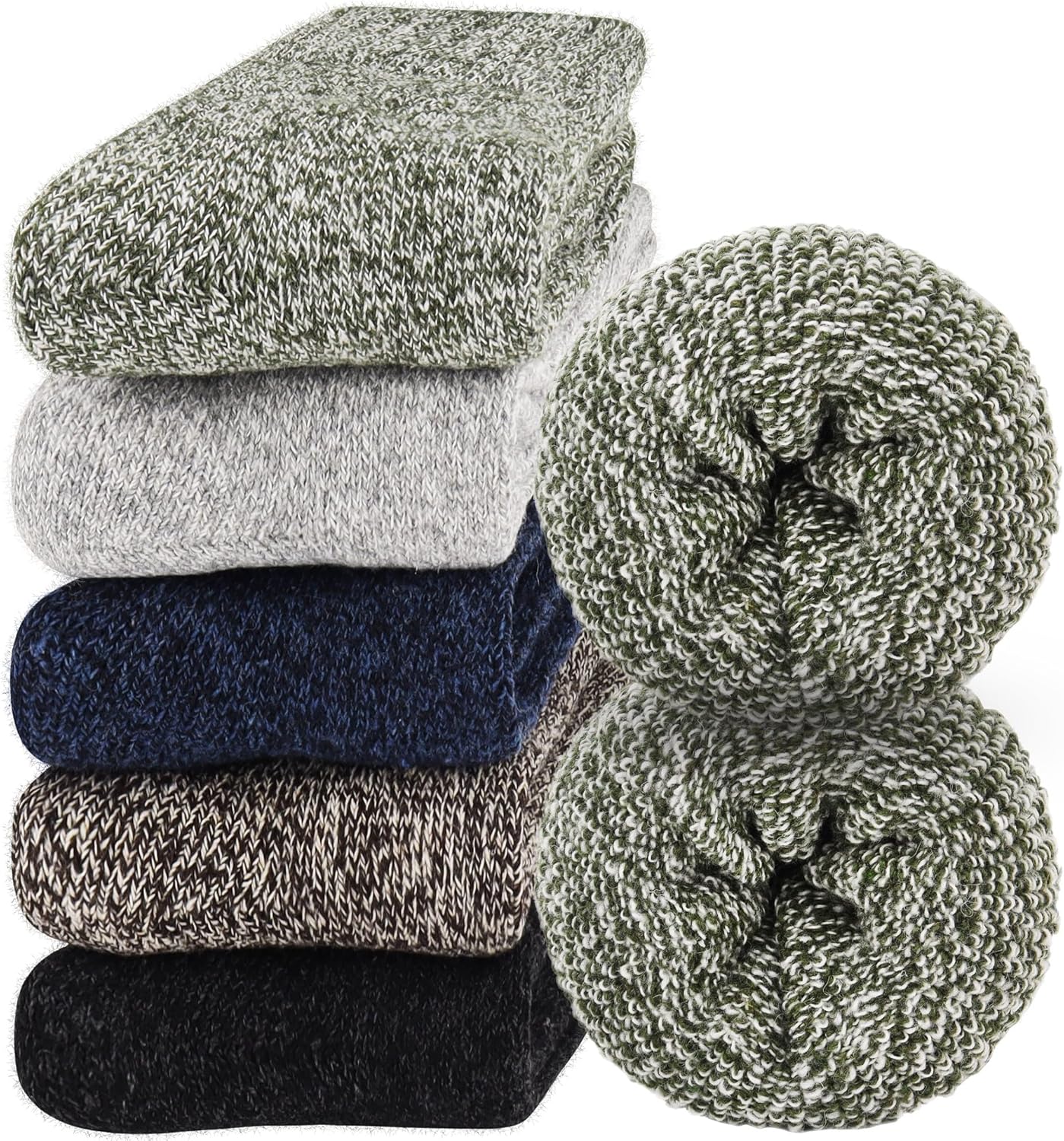 Warm Thick Wool Hiking Socks for Men – Perfect Gift for Dads Warm Thick Wool Hiking Socks for Men – Perfect Gift for Dads