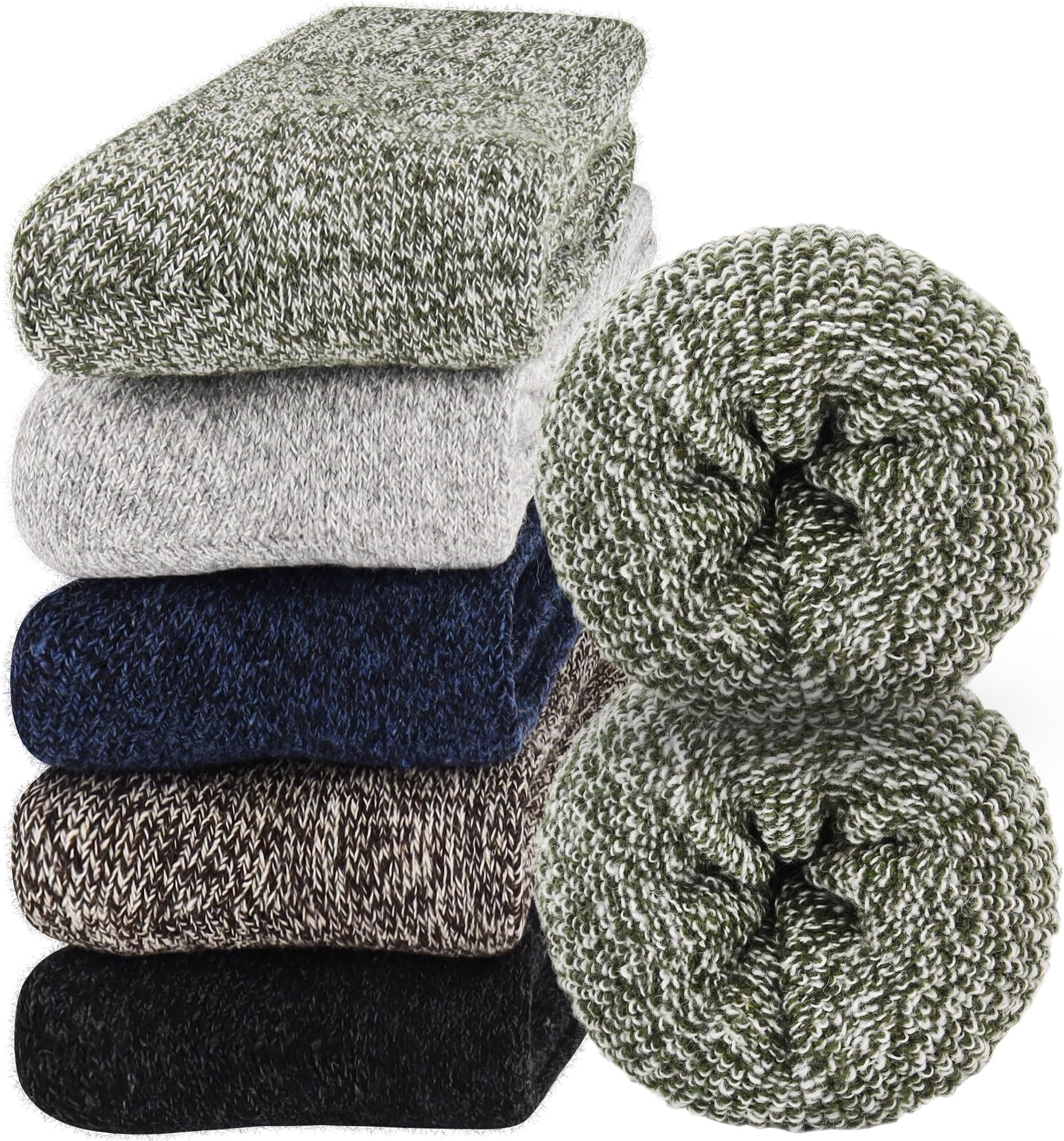 Winter Wool Hiking Socks for Men Thick Warm Thermal Boot Gifts for Men Dad