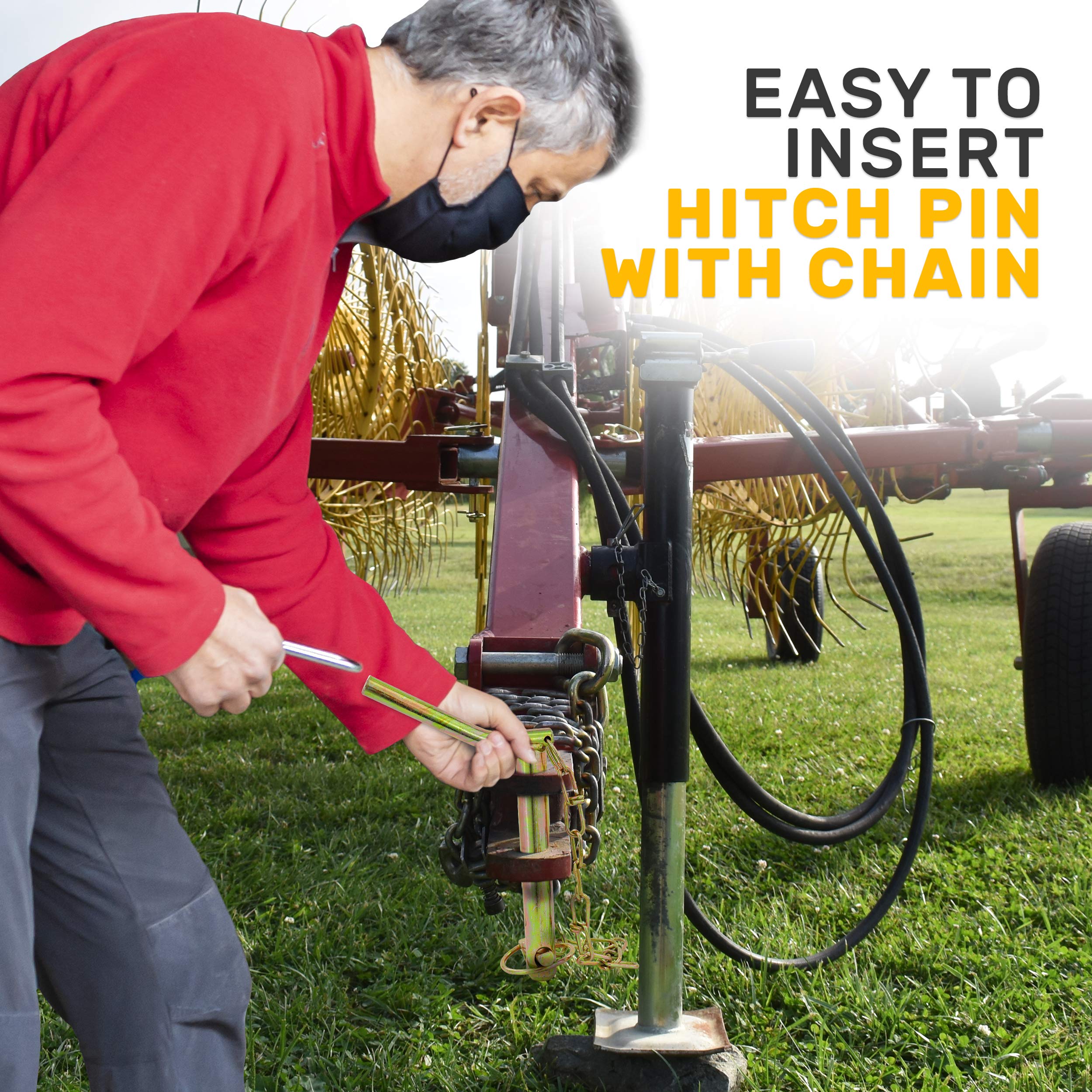 Bent Handled Hitch Pin With Chain/ Bent Handle Hitch Pin/ Tractor Linkage Pins Exporter India Jrs 15208572891