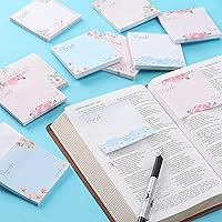 Vista 6 de Mr. Pen - Notas adhesivas florales, 3'x3', 12 blocs, notas adhesivas coloridas estéticas al por mayor