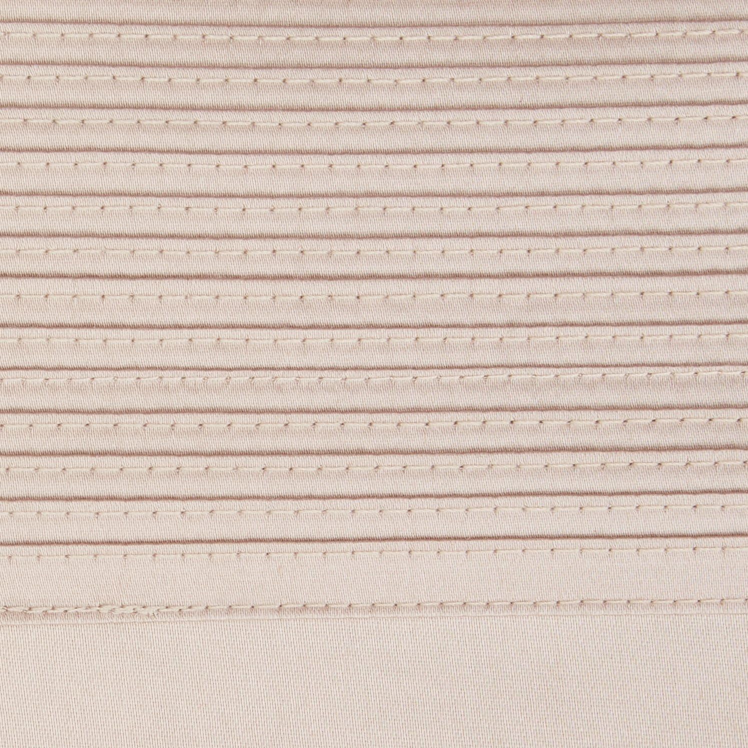 Amazon Brand – Pinzon 400-Thread-Count Egyptian Cotton Sateen Pleated Hem Sheet Set - Cal King, Mocha