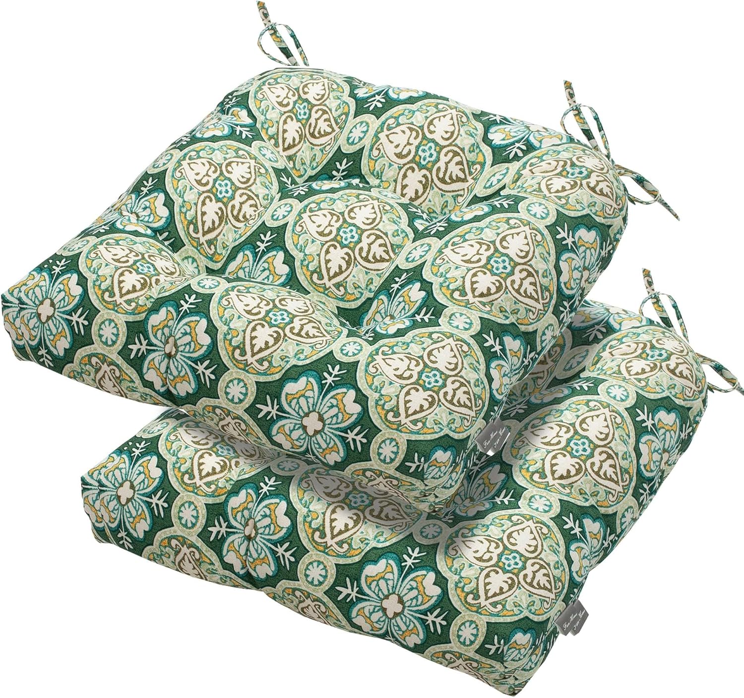 Amazon.com: FUNHOME Set of 2 Outdoor Chair Cushions,Water-Resistant ...