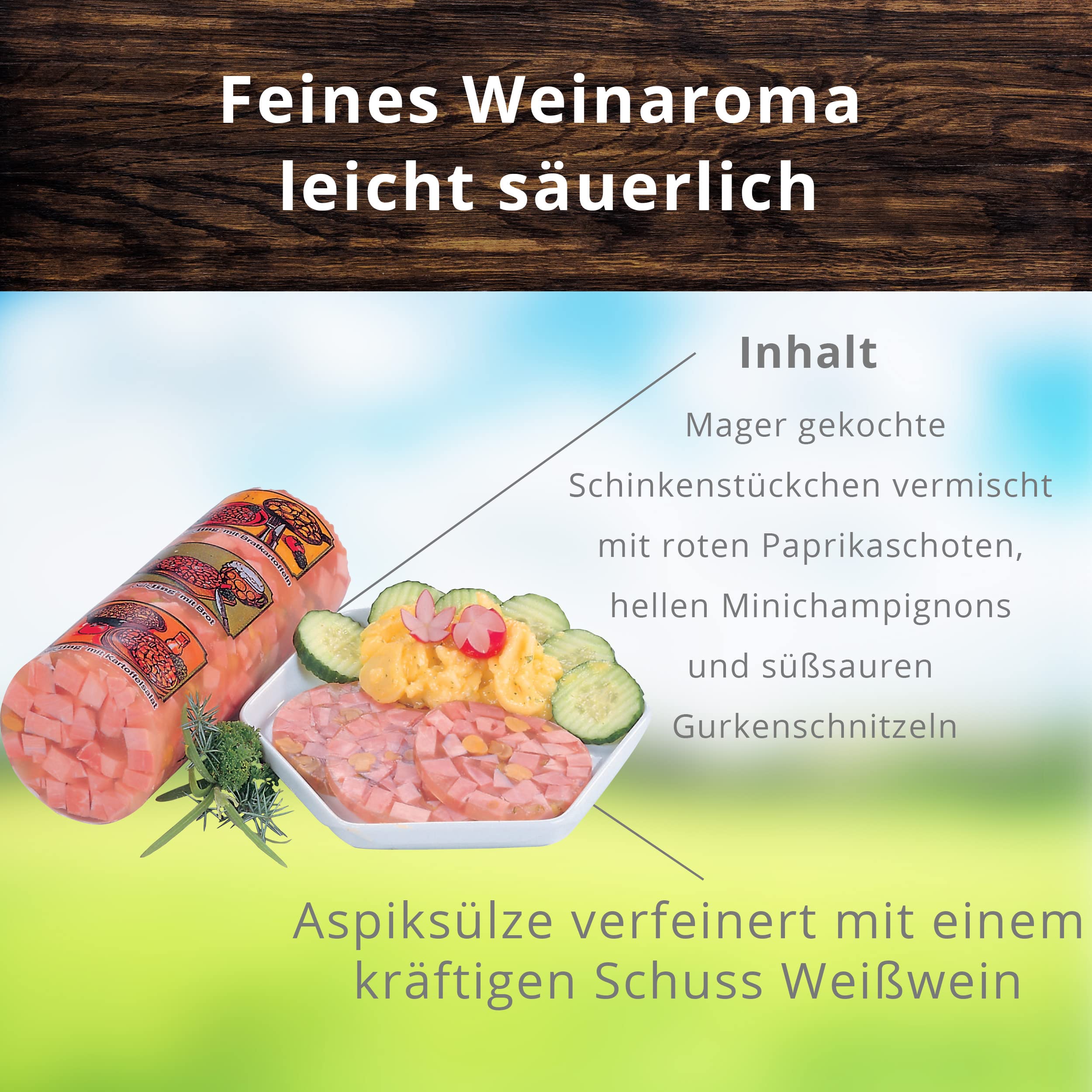Schinkensülze ★ Landmetzgerei Schiessl ★ ca. 500g