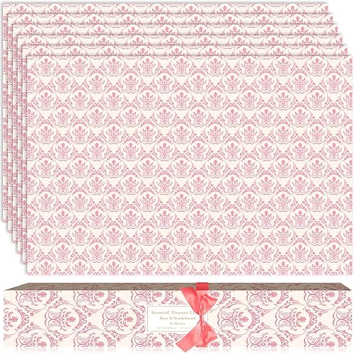 Vista 15 de SCENTORINI - Forros para cajones perfumados con aroma a talco de bebé, 6 hojas de papel fragante, hojas de papel no adhesivas para armario, cajones