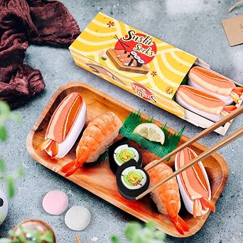 AGRIMONY Funny Sushi Socks Box for Men Teen Boys - Sushi Lovers Food Socks-Fathers Birthday Christmas Gift Stocking Stuffers