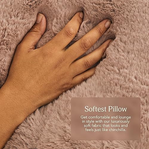 Miniatura 4 de UnHide Squish - Almohada de piel sintética  Almohada extra suave  Almohada cuadrada  Relleno de poliéster  Lavable a máquina  Perfecta para sala de