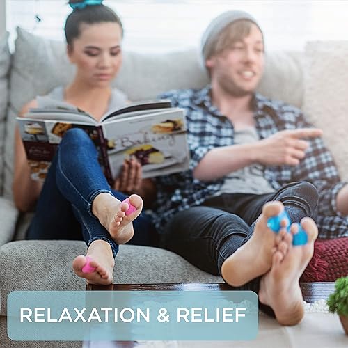 Miniatura 4 de Mind Bodhi - Separadores de dedos (pequeños y grandes) para amortiguar el dedo gordo del pie y evitar que se derive hacia el interior (espaciadores