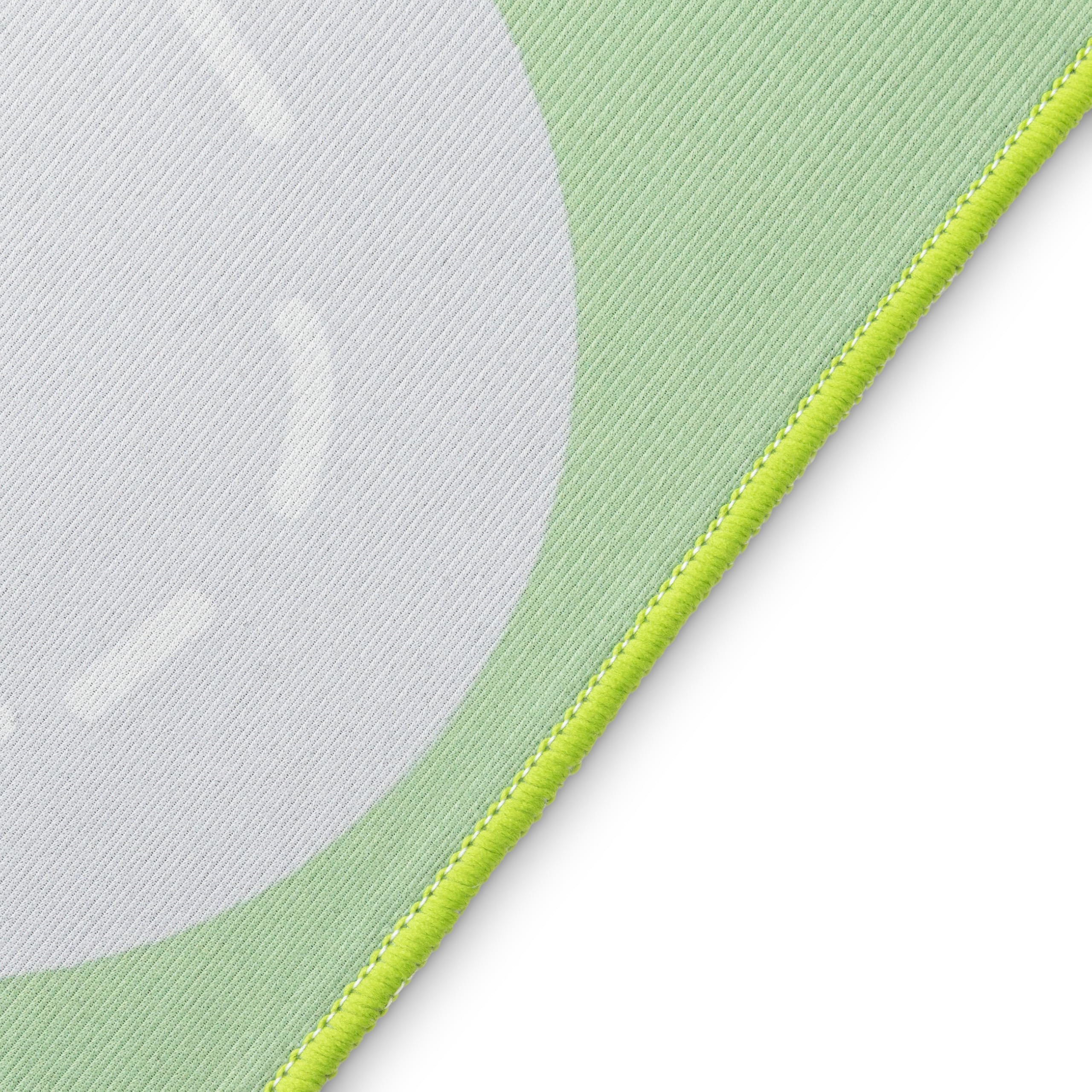 TAPISO Snooki Tapis Enfant Tapis de Jeu Route et Voitures Ville Chambre Enfant Garçons Vert Antidérapant Doux Poils Courts Oeko-TEX 120 x 160 cm