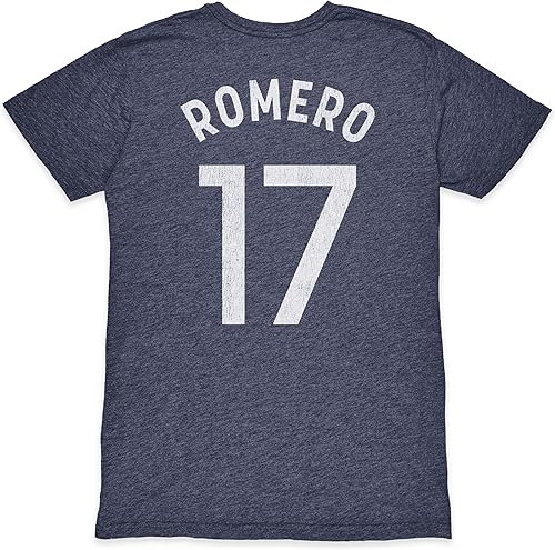Camiseta Tottenham Hotspur Cristian Cuti Romero Premium Triblend - Azul marino