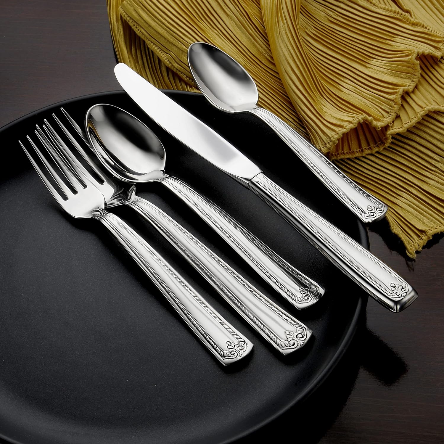Prestige 20 Piece Set service for 4 Flatware Made in USA 18/10 stainless steel
