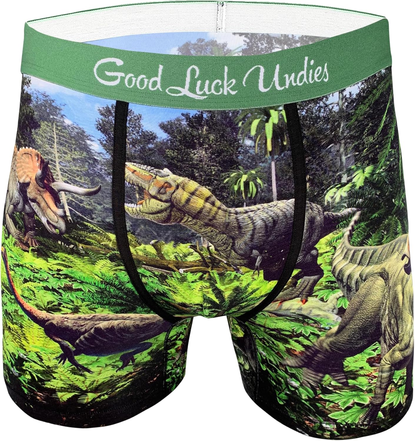 Good Luck Undies Dinosaur Boxer Brief Underwear