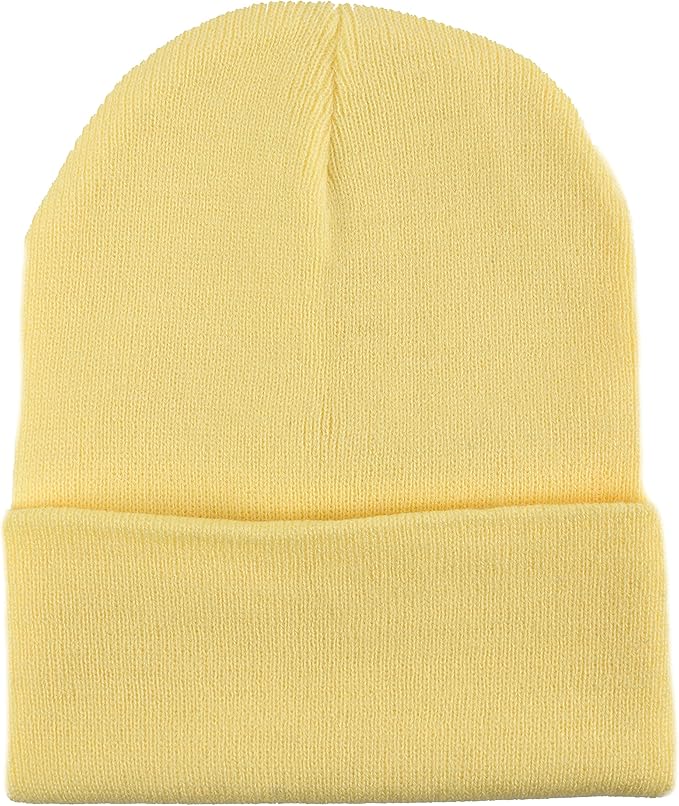 Yellow Knit Cap Beanie / Little Helper Yellow at Amazon Men’s Clothing