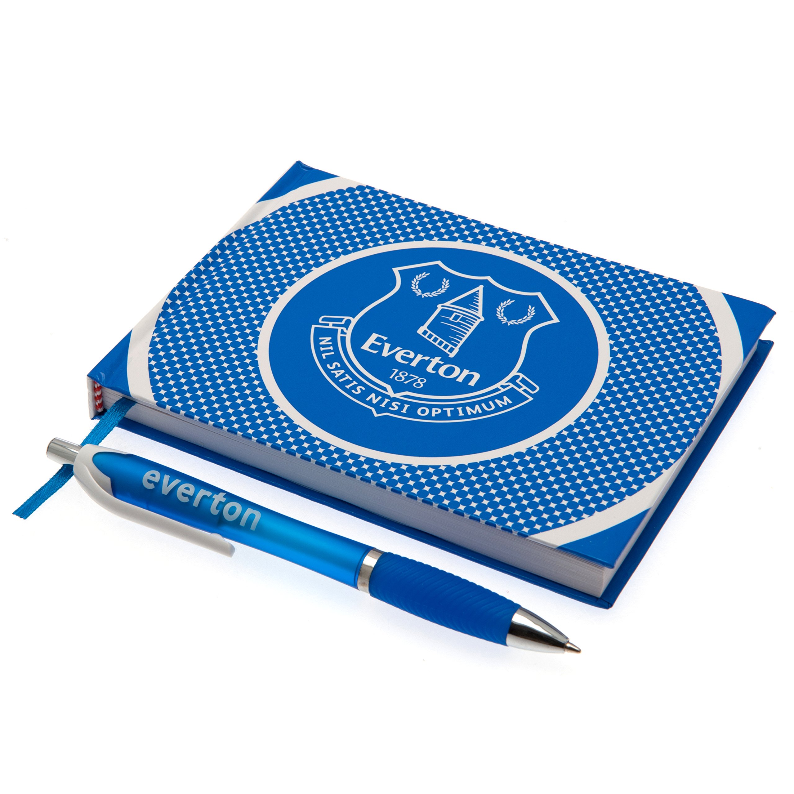 Everton F.C. Autograph Book & Pen - Official Licensed Product - Includes Pen - Approx 14.5cm x 10.5cm - For Kids
