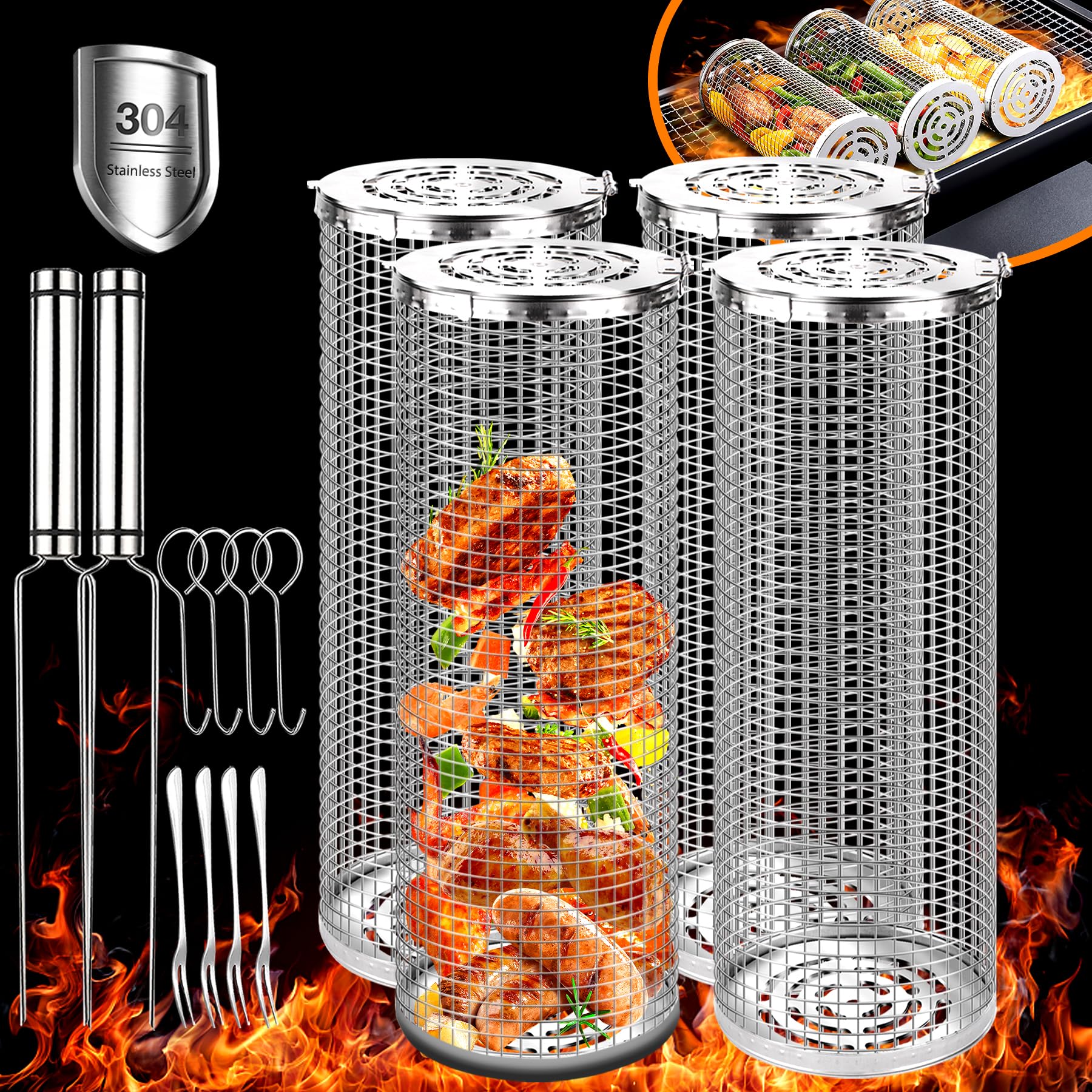 Panier à légumes de barbecue Johnny pour ne plus jamais faire tomber vos aliments