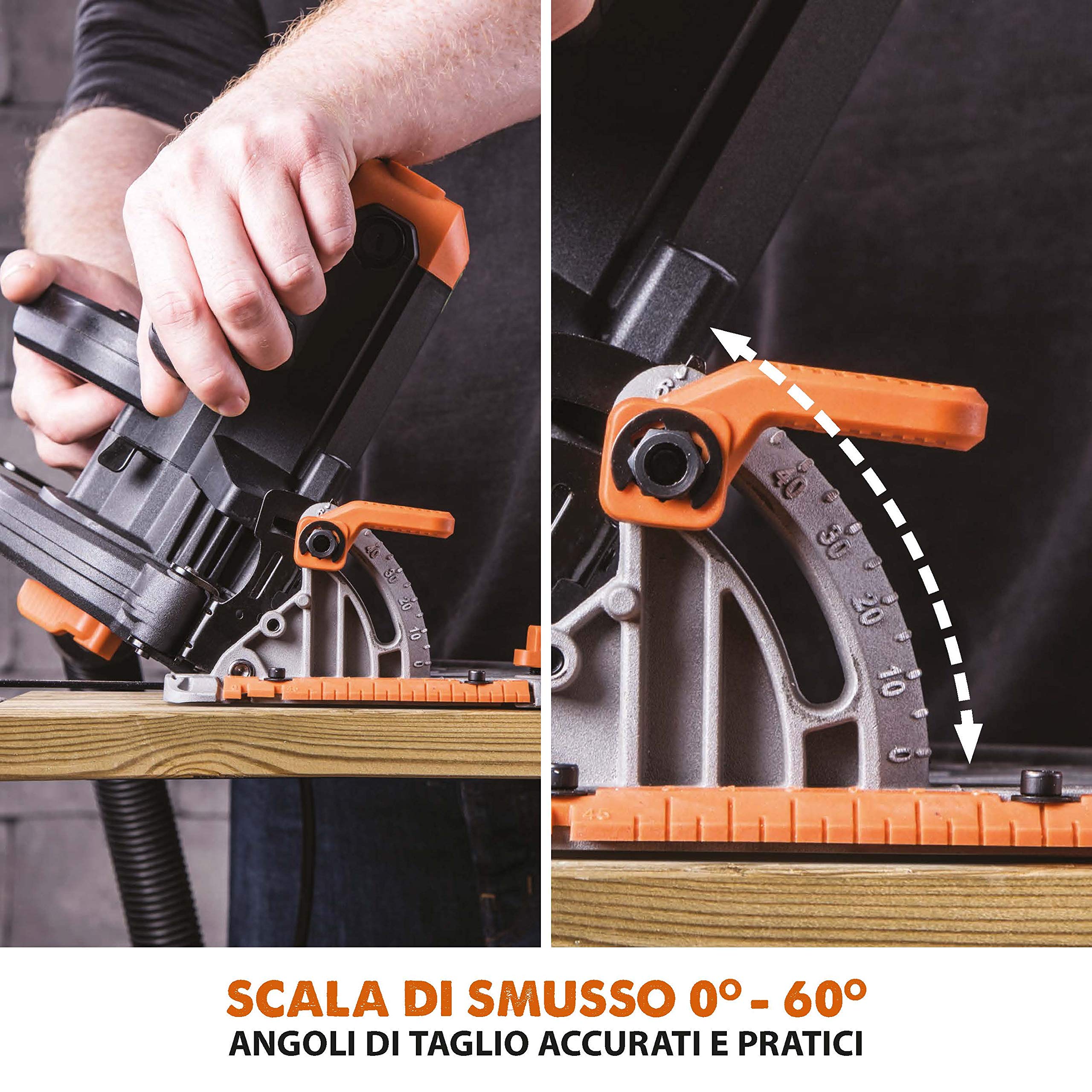 Evolution Power Tools - R185CCS sega circolare multi-materiale 185 mm, 230 V