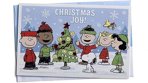Miniatura 3 de DaySpring - Peanuts Christmas Joy! - La maravilla de la Navidad - 18 tarjetas y sobres de Navidad en caja, NLT
