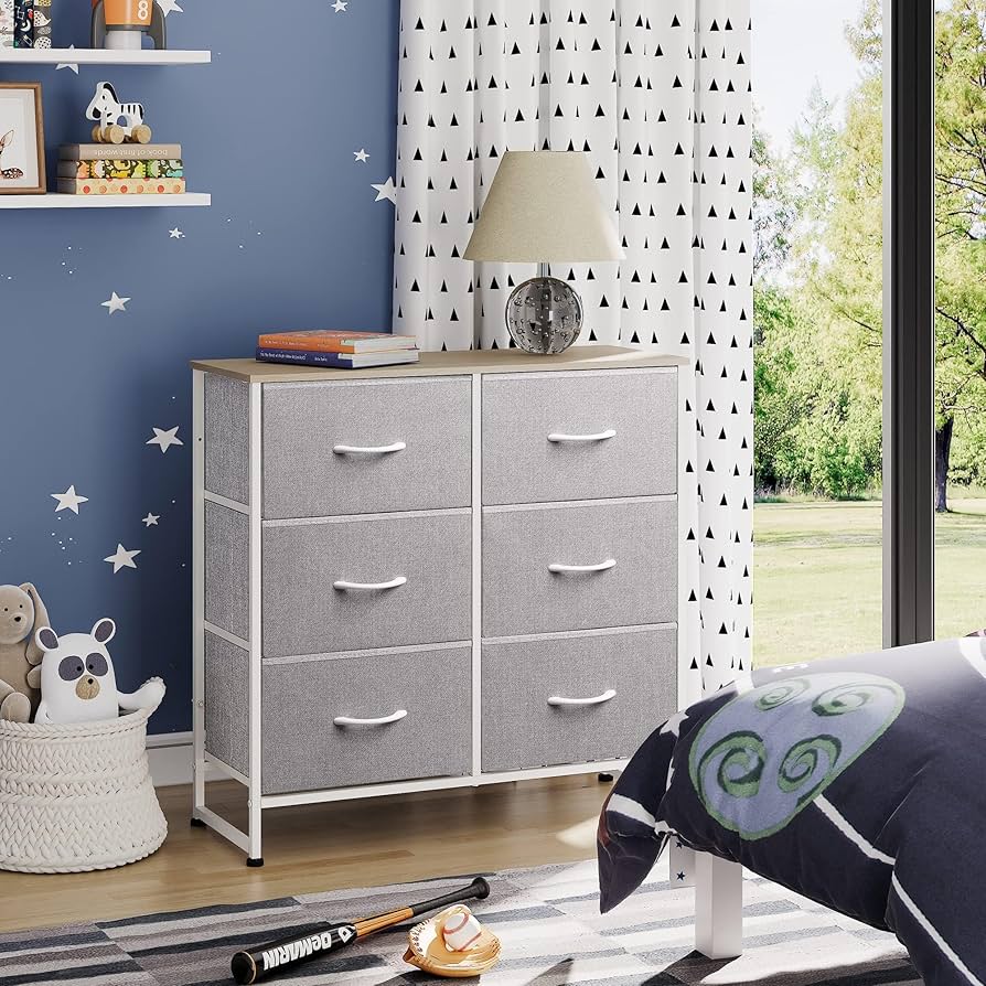 【希少】⧫ Draw Drawers 2way camisole Amazon.com: May in Color White 6 Drawer Dresser for Bedroom