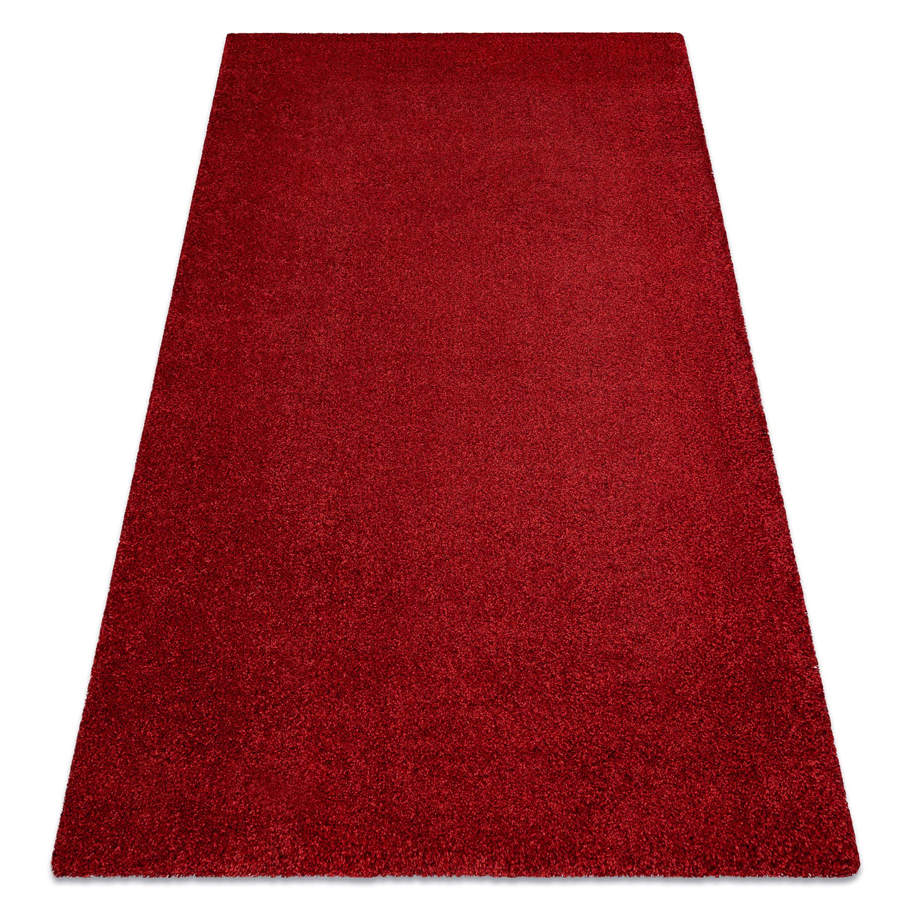 Tapis moderne lavable pour salon et chambre d'enfants, style Mood rouge
